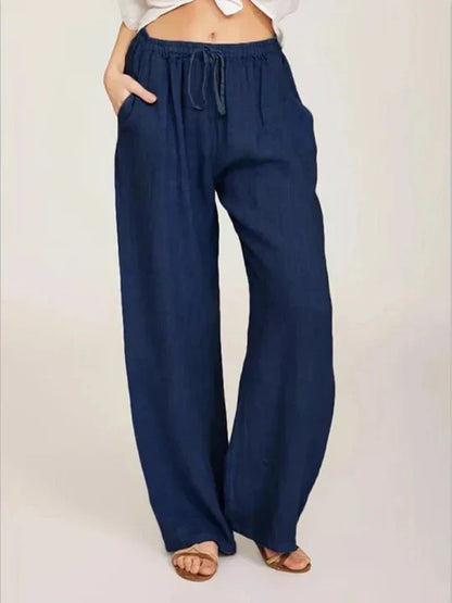 Bernice - Pantalon en lin-coton