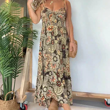 Lorraine - Robe sexy avec bretelles spaghetti