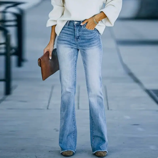 Pantalon flare à taille haute - Alea