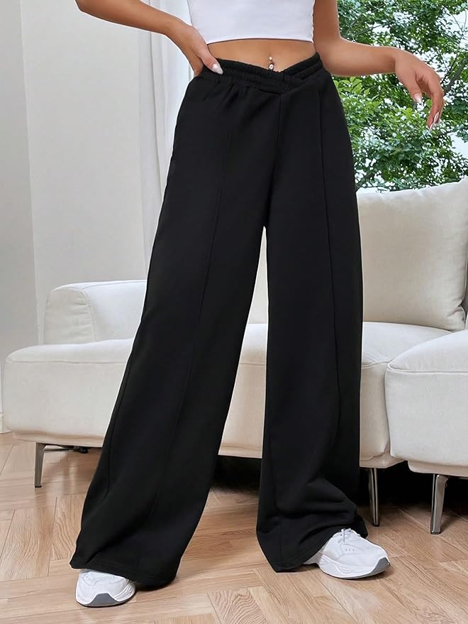 Pantalons à jambes larges pour femmes