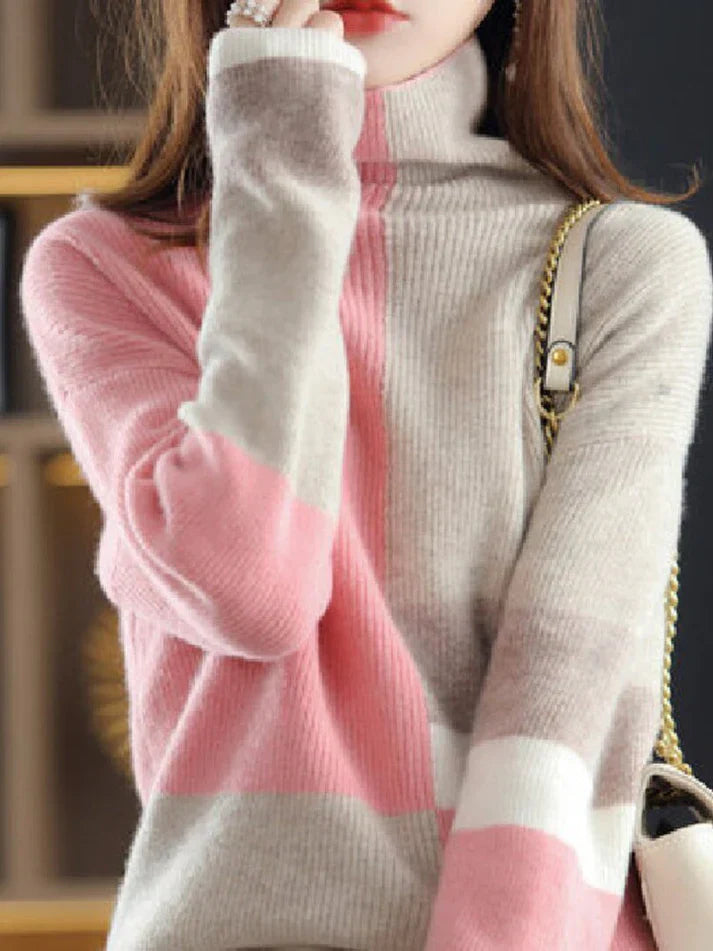 Riley - pull à col roulé classique pour femme