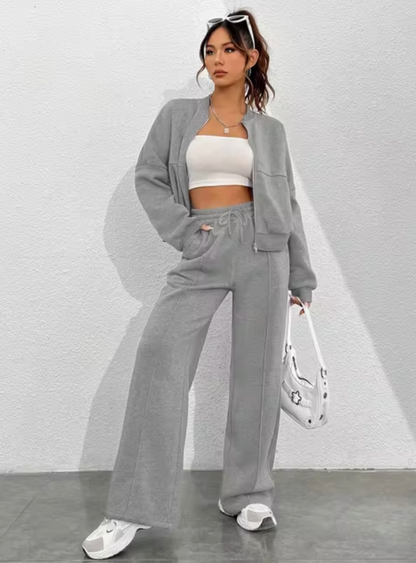 Coco-Mode | Ensemble veste et pantalon de jogging avec fermeture éclair