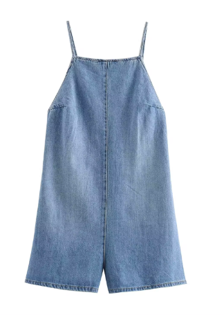 Viktoria - Combinaison avec ceinture en denim