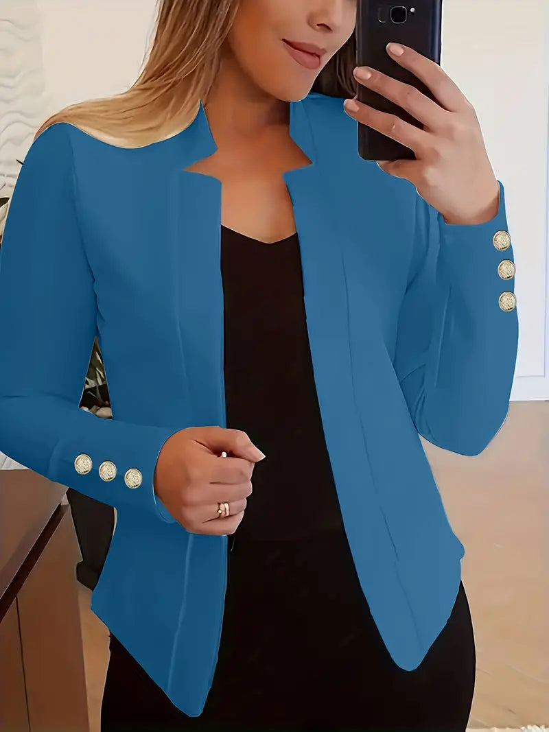 Emma - Blazer à manches longues ouvert sur le devant pour le printemps