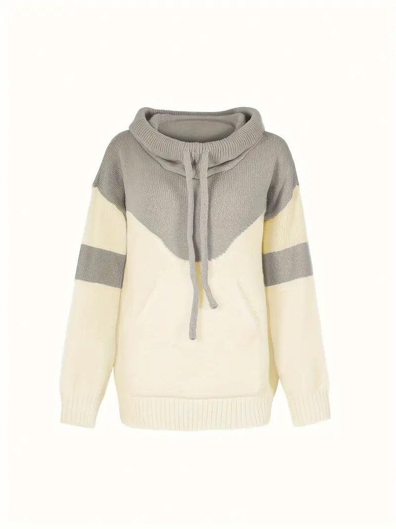 Ashley - pull décontracté en bloc de couleur