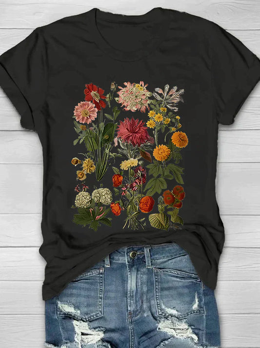 Femke | T-shirt vintage à imprimé floral