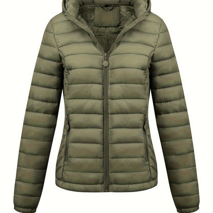 Lara | Veste à capuche matelassée
