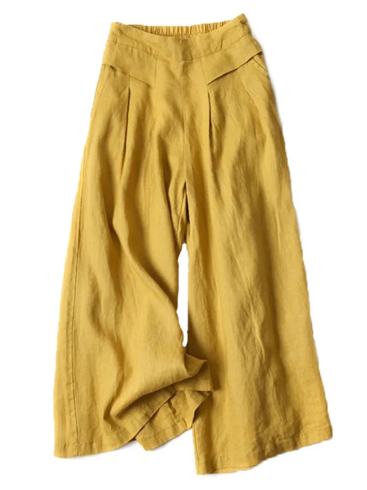 Pantalon à jambes larges pour femmes