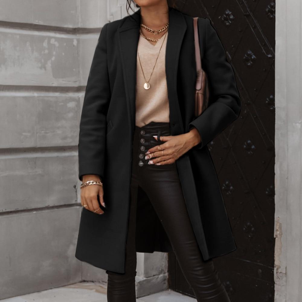 Veste longue en cachemire