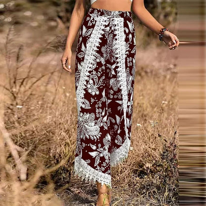 Pantalon élégant en dentelle