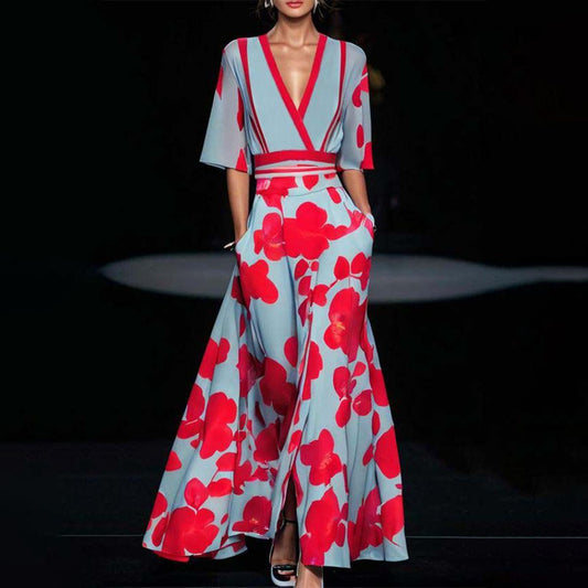 Robe élégante avec manche