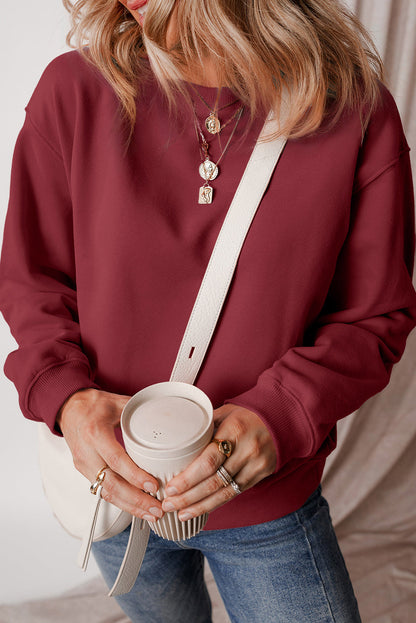 Jozina | Pull polaire uni, classique et simple