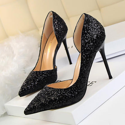 Chaussures de luxe pour femmes Pompes sexy pour femmes Chaussures à talons hauts