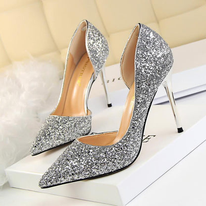 Chaussures de luxe pour femmes Pompes sexy pour femmes Chaussures à talons hauts