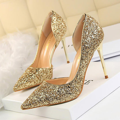 Chaussures de luxe pour femmes Pompes sexy pour femmes Chaussures à talons hauts