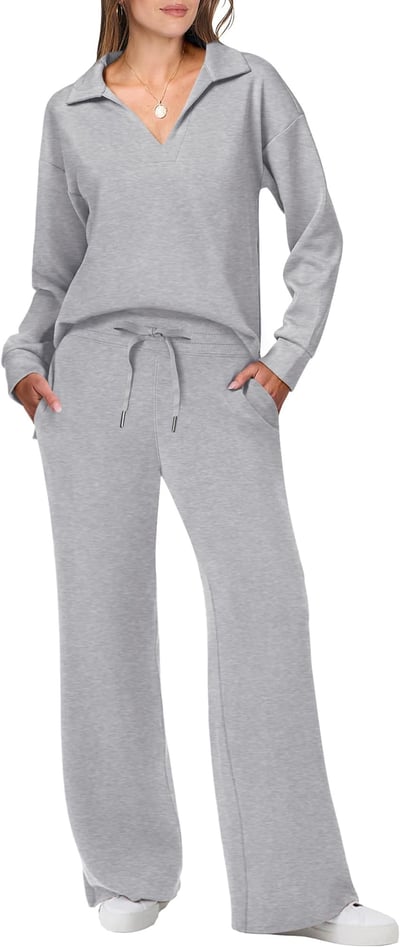 Heidi-Mode | Ensemble de voyage et de loisirs décontracté avec pull et pantalon