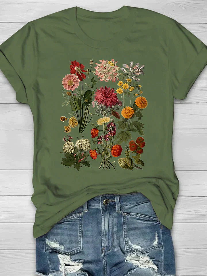Femke | T-shirt vintage à imprimé floral