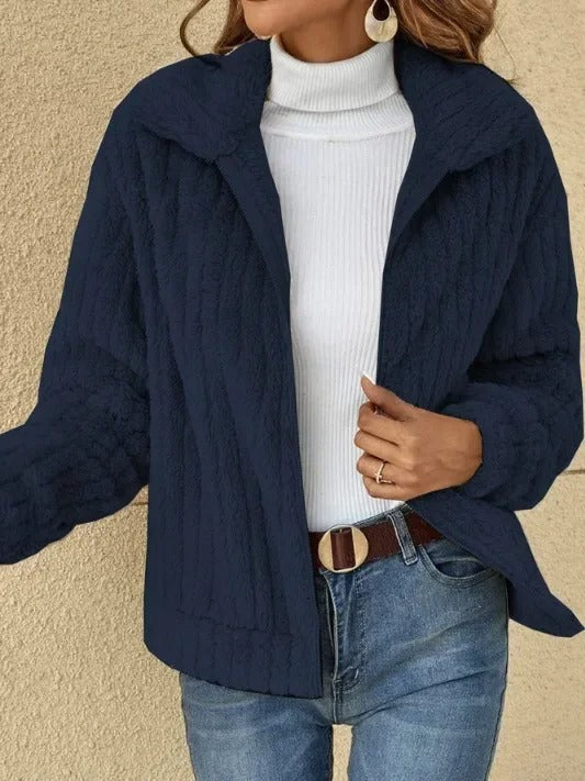 Léna – Veste en fausse fourrure cosy pour plus de chaleur