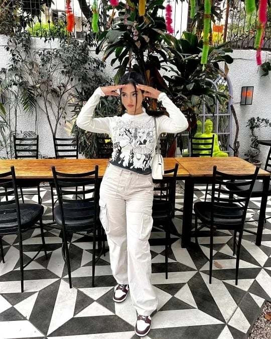 Emily - Pantalon cargo élégant
