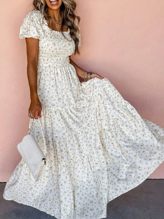 Robe longue White Fields