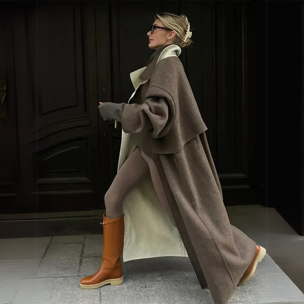 Jenny | Manteau d'hiver long et élégant