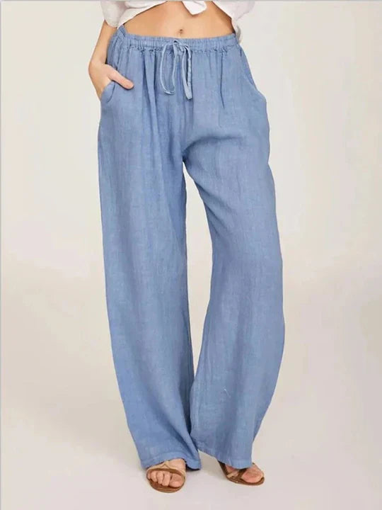 Bernice - Pantalon en lin-coton