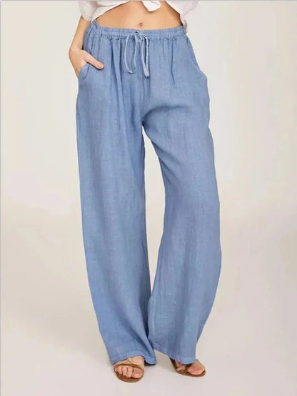 Bernice - Pantalon en lin-coton