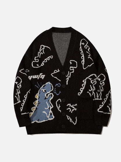 Yente - Cardigan avec imprimé dino