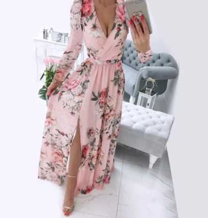 Catherine - Robe à manches longues