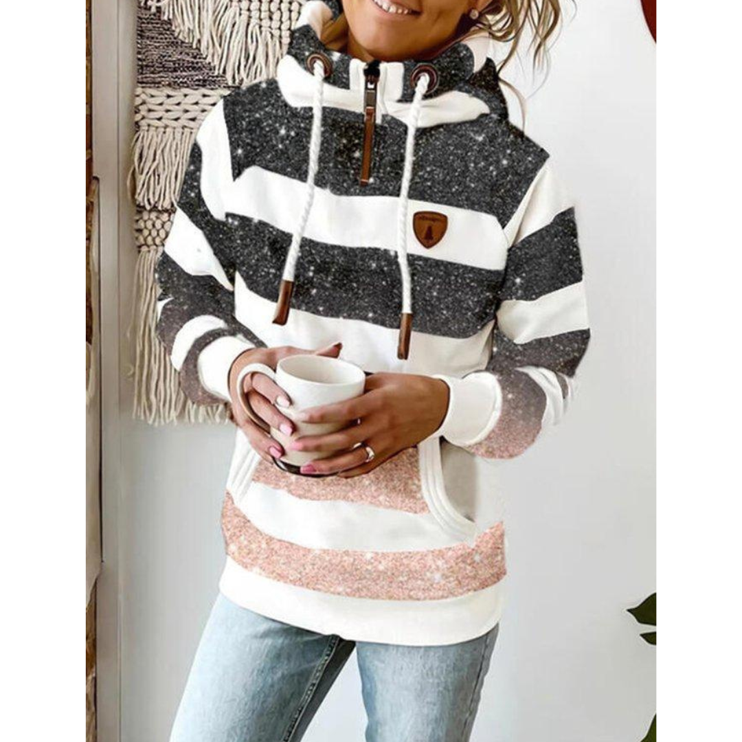 Marlisna | Pull à capuche manches longues pour femmes | Chaud