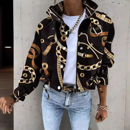 Tesha - Veste moderne à cordon de serrage pour femmes