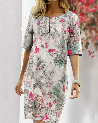 Julia - Robe d'été à l'imprimé élégant