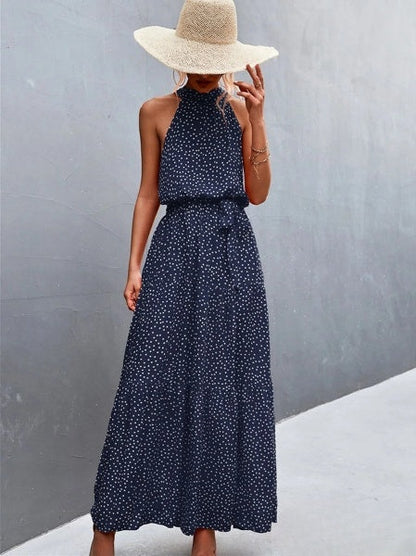 Aviana - Robe-combinaison dos nu avec volants et imprimé à pois, best-seller