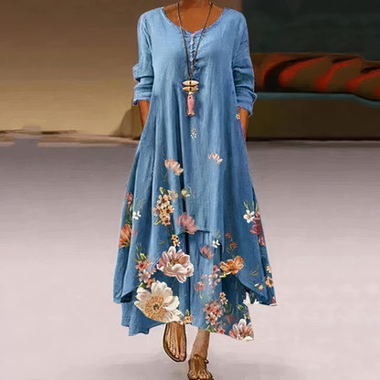 Eloria - Robe élégante en coton