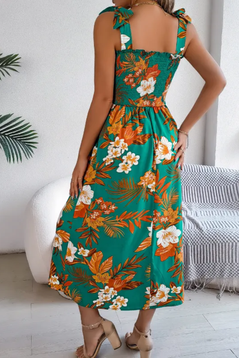 Isabelle | Robe corset fleurie pour femme