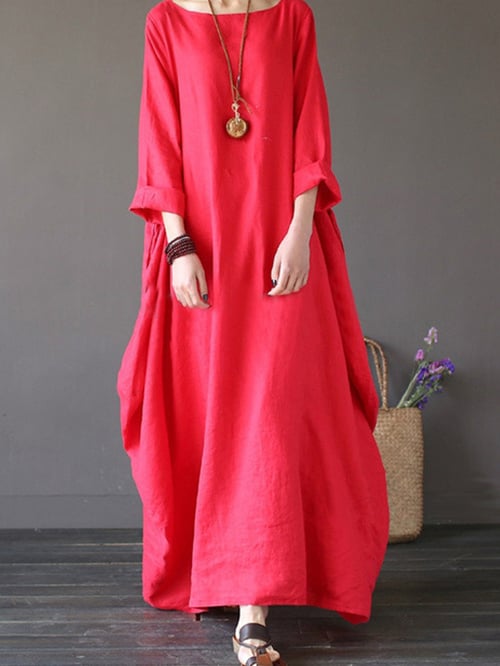Robe ample pour femmes en grande taille