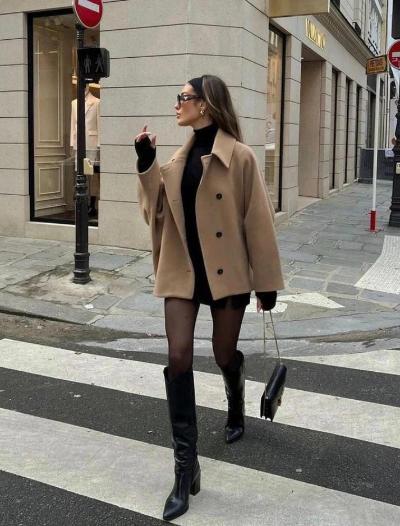 Elona | Veste boutonnée moderne