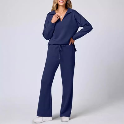 Heidi-Mode | Ensemble de voyage et de loisirs décontracté avec pull et pantalon