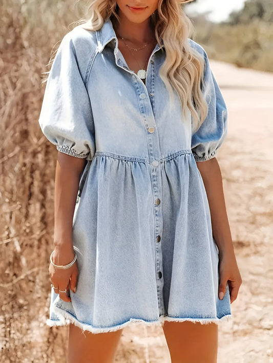 Indrani | Robe en jean élégante et sans effort