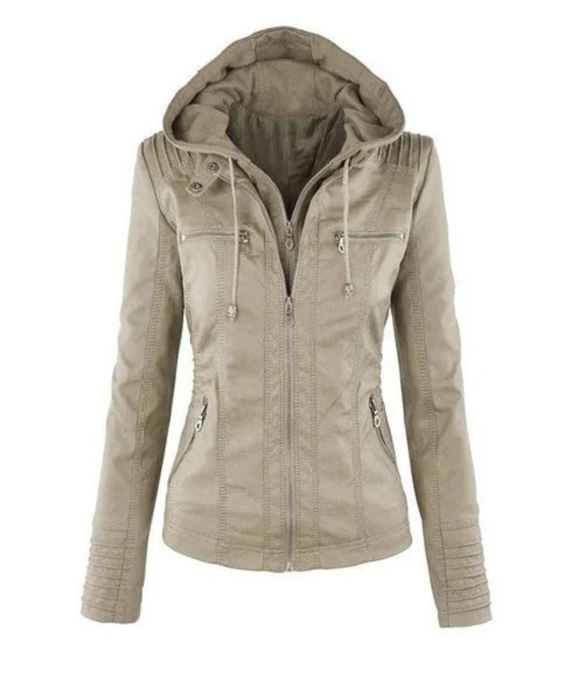 Veste vintage pour femme avec capuche