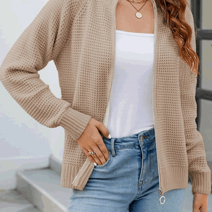 Nataschan | Cardigan Femme Zippé | Confortable