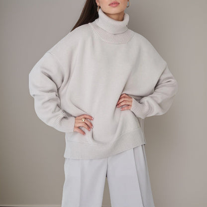 Danissa Pull à col roulé en tricot
