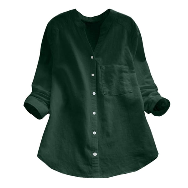 LEAH | Chemise ample et informelle en mélange lin/coton