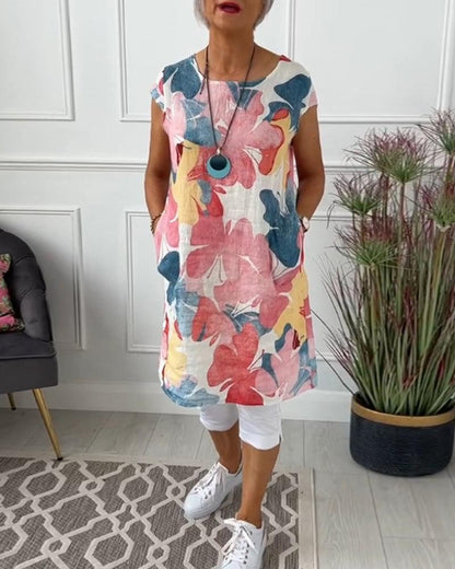 Robe longue - Asymétrique - Fente haute - Parfaite pour les soirées d'été