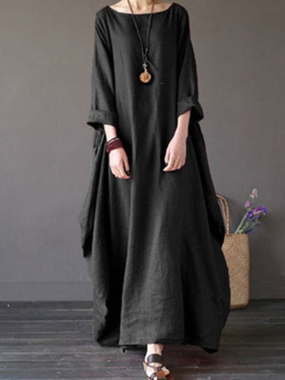 Robe ample pour femmes en grande taille