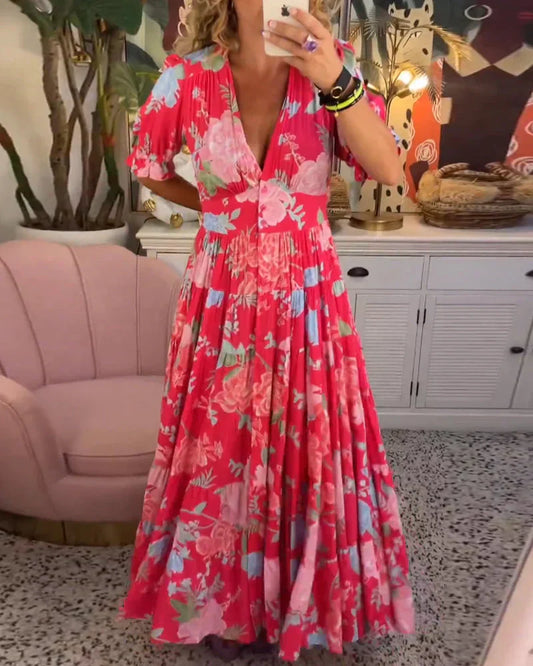 robe longue à l'élégance fluide