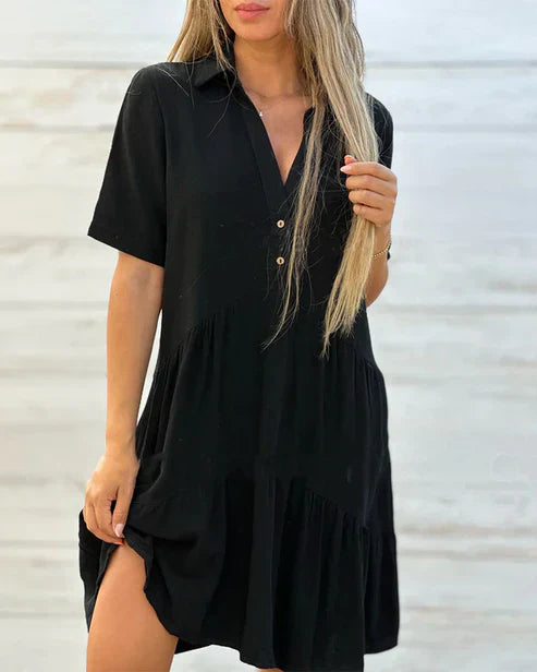 Becky - Robe à revers confortable