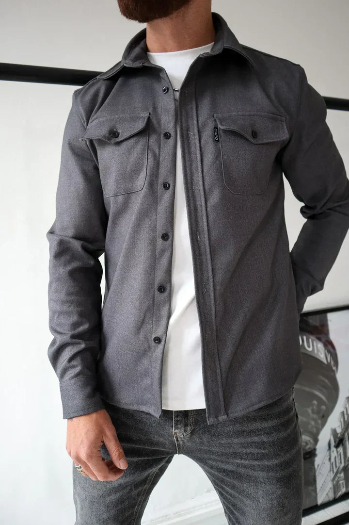 Adam - Veste chemise avec fermeture à boutons