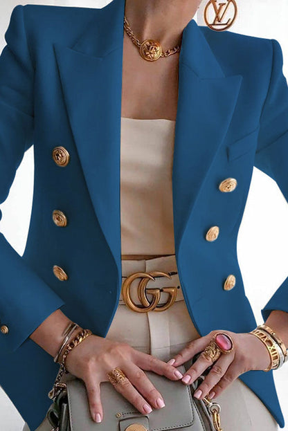 Wanya Blazer | Blazer à double boutonnage avec boutons dorés