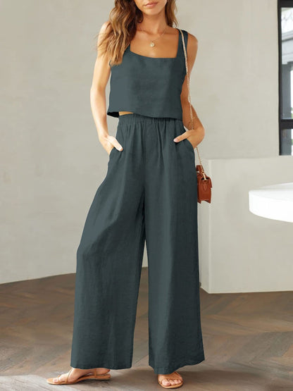 Katrien | Ensemble pantalon large